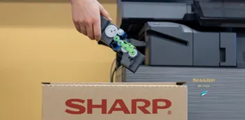 Sharp MFP toner recycling